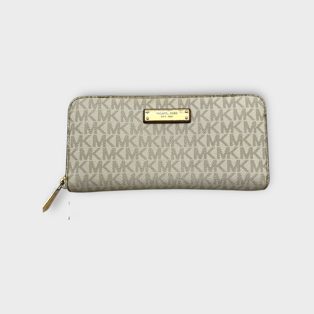 Michael Kors Gray Monogram Wallet MK